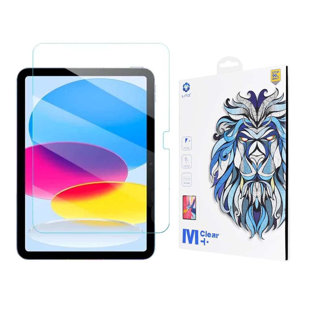 Lito 2.5D Classic Glass iPad 10 2022 10.9 11 2025 Průhledné - náhled 1