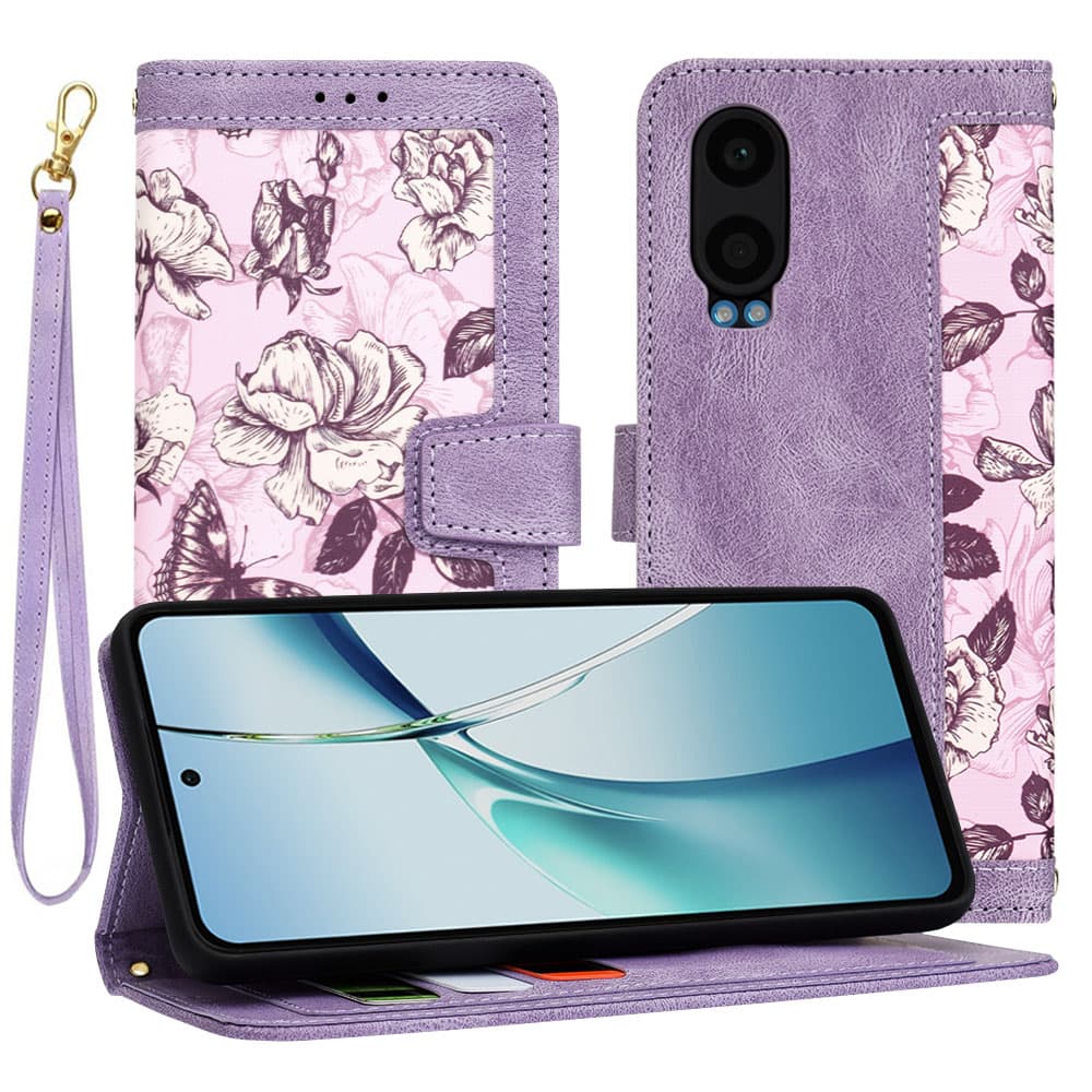 Techsuit FlipCraft obal OnePlus Nord CE4 Lite Purple - náhled 1