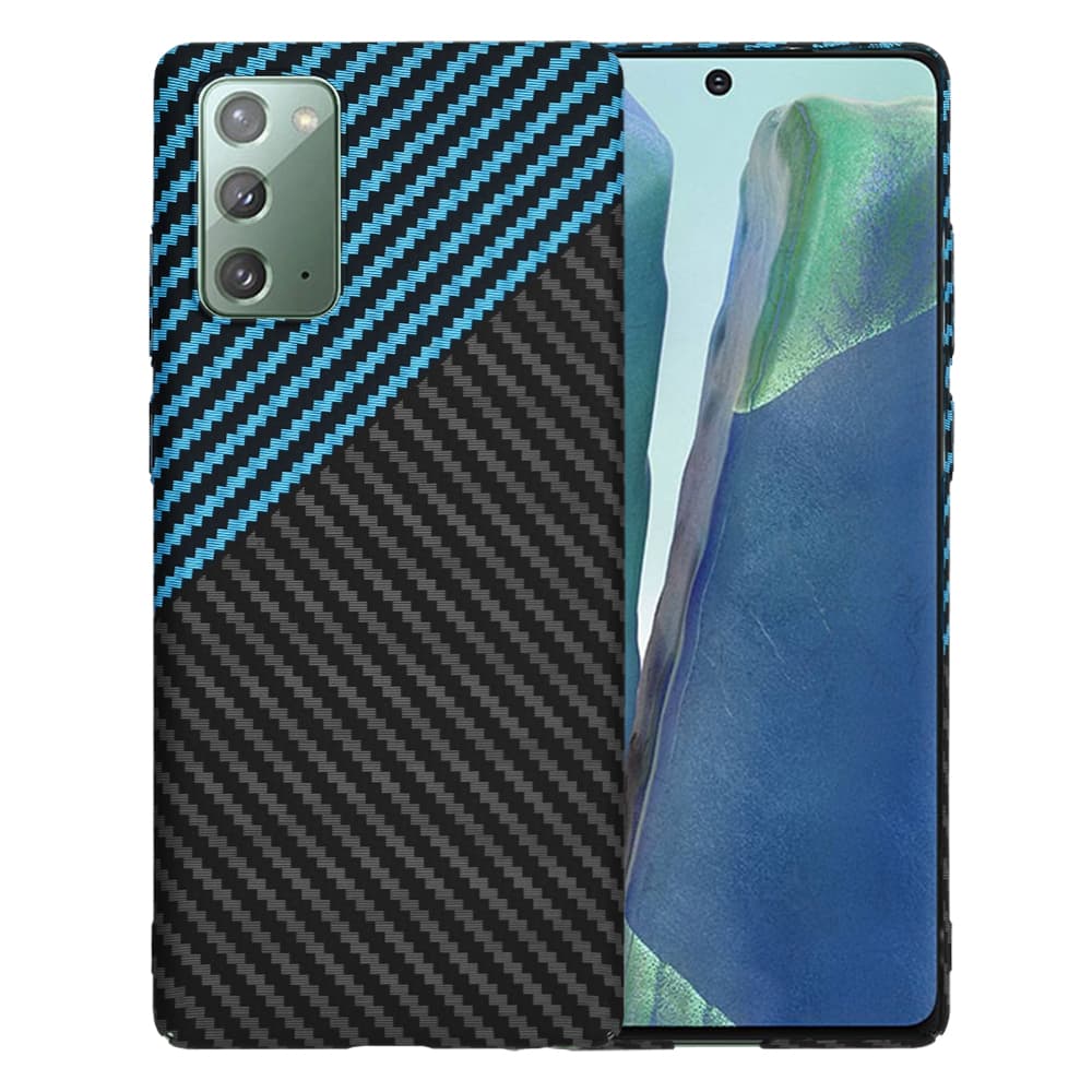 Techsuit Carbonite Samsung Galaxy Note20 4G 5G Blue Pulse - náhled 1