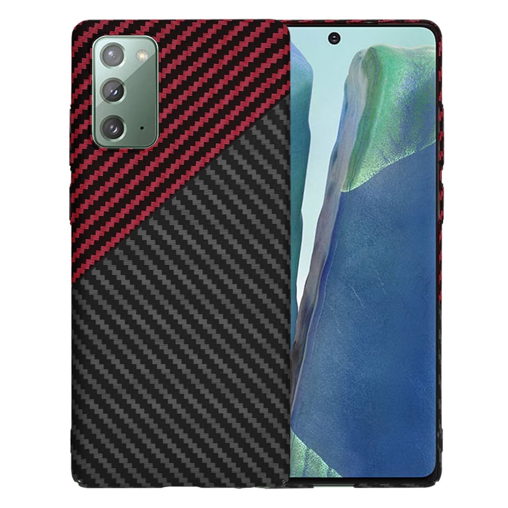 Techsuit FiberShell pouzdro Samsung Note20 4G5G Red Vortex - náhled 1