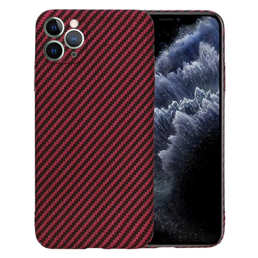 Techsuit Carbonite FiberShell iPhone 11 Pro Max červený