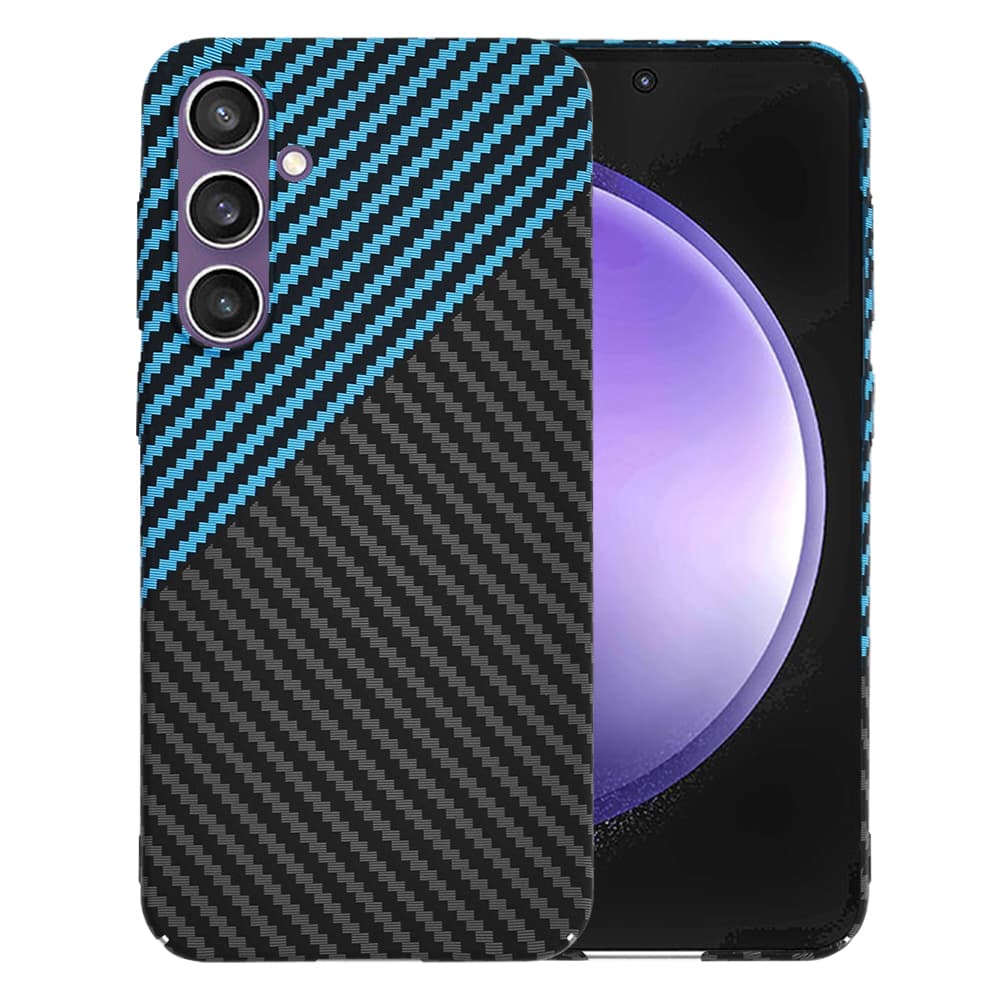 Techsuit Carbonite FiberShell Samsung Galaxy S23FE BluePulse - náhled 1