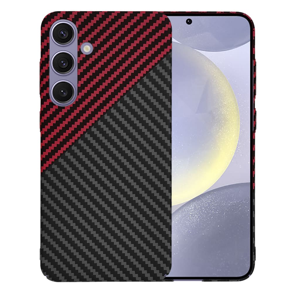 Techsuit FiberShell kryt Samsung Galaxy S24 Plus Red Vortex - náhled 1