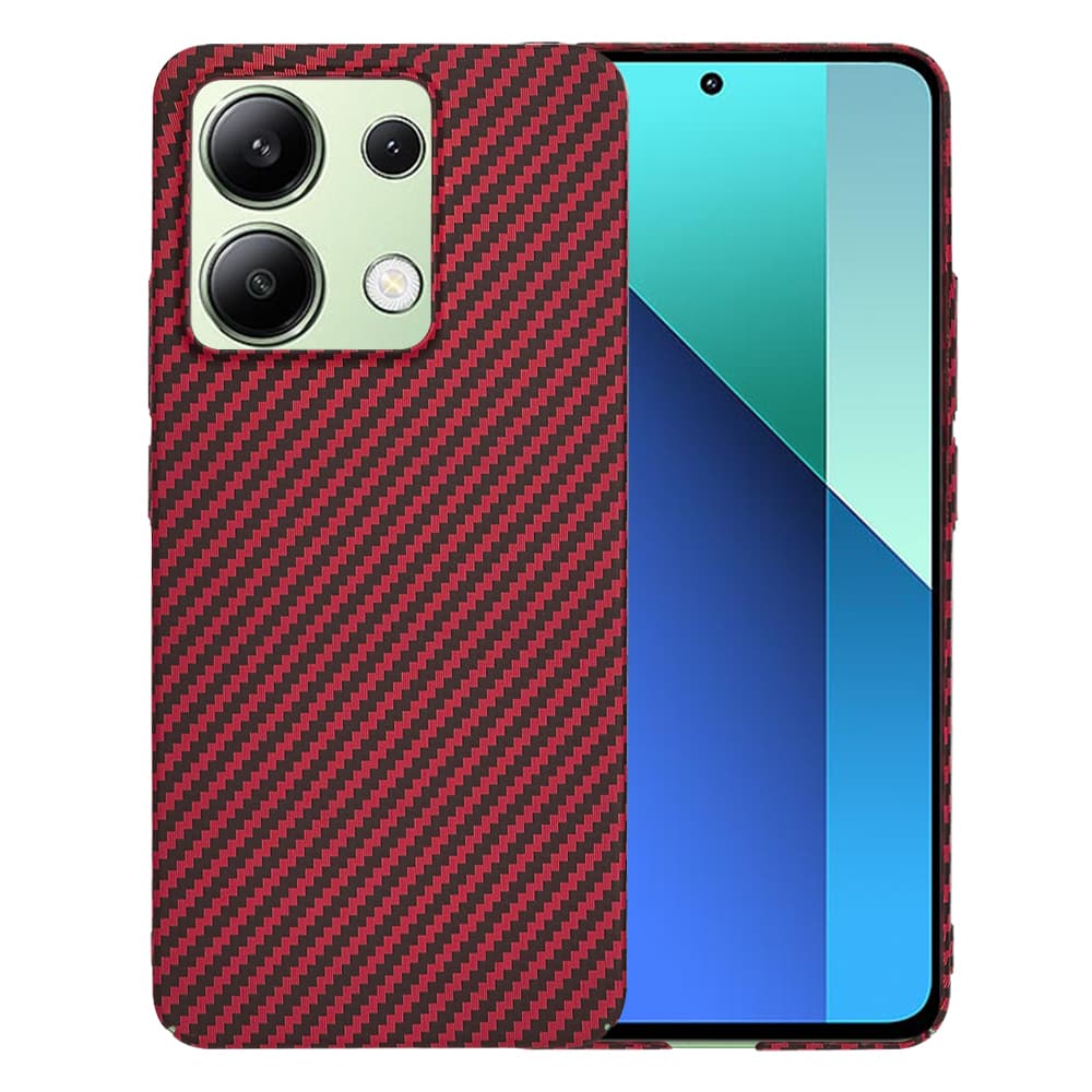 Techsuit Carbonite kryt Xiaomi Redmi Note13 4G červený - náhled 1