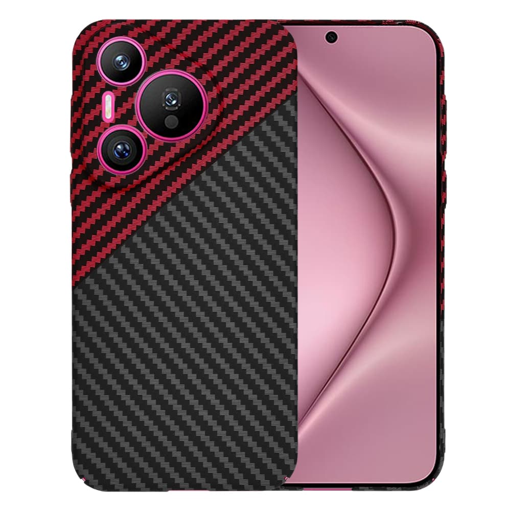 Techsuit Carbonite FiberShell obal pro Huawei Pura 70 Red - náhled 1