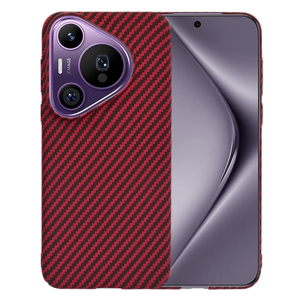 Obal Techsuit Carbonite FiberShell Huawei Pura 70 Pro Red - náhled 1