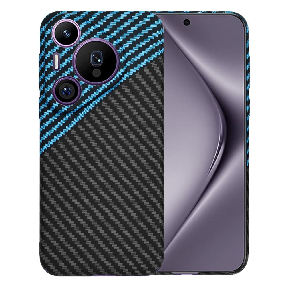 Techsuit Carbonite FiberShell Huawei Pura 70 Pro Blue Pulse - náhled 1