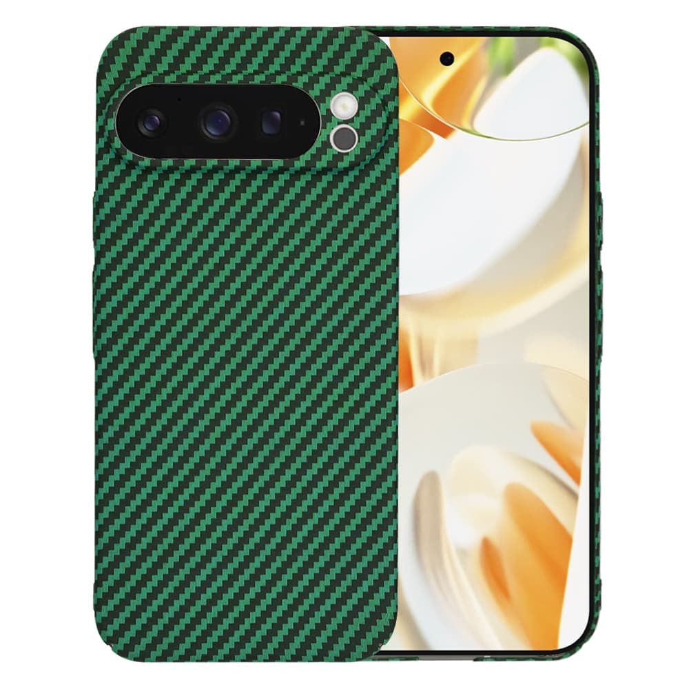 Techsuit Carbonite FiberShell Google Pixel 9 Pro zelený - náhled 1