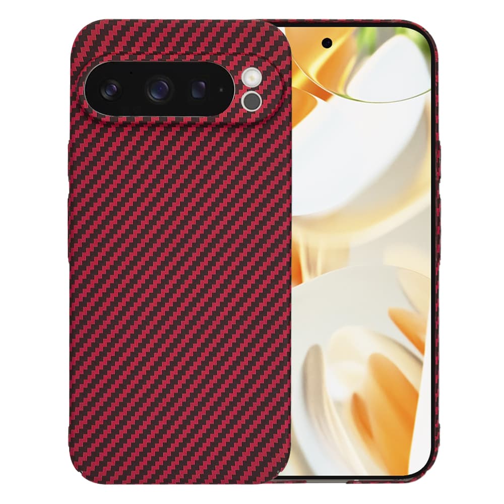Techsuit Carbonite FiberShell Google Pixel 9 Pro červené - náhled 1