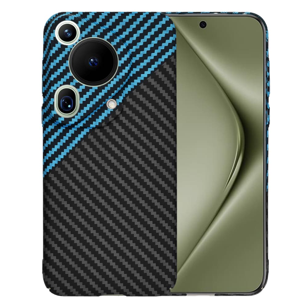 Techsuit Carbonite FiberShell Huawei Pura70 Ultra Blue Pulse - náhled 1