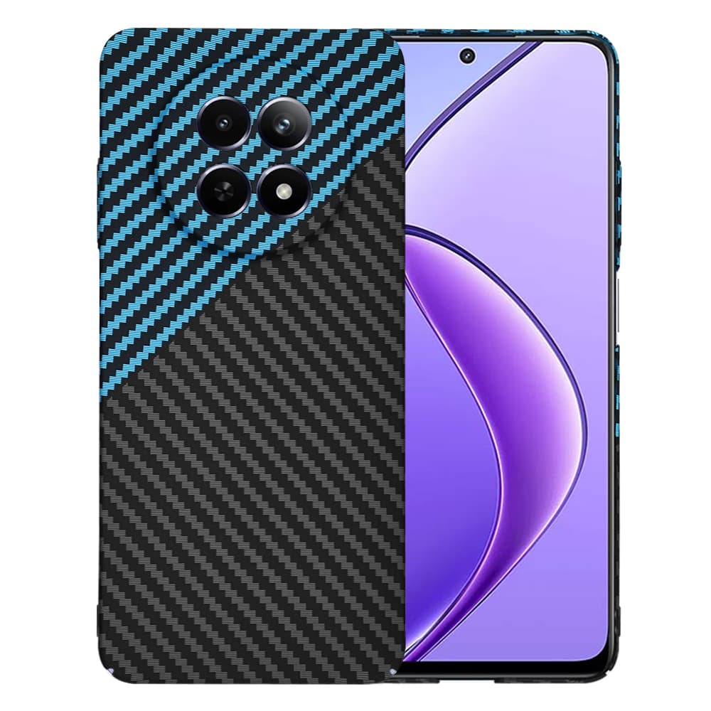Techsuit Carbonite FiberShell obal Realme 12 12x Blue Pulse - náhled 1