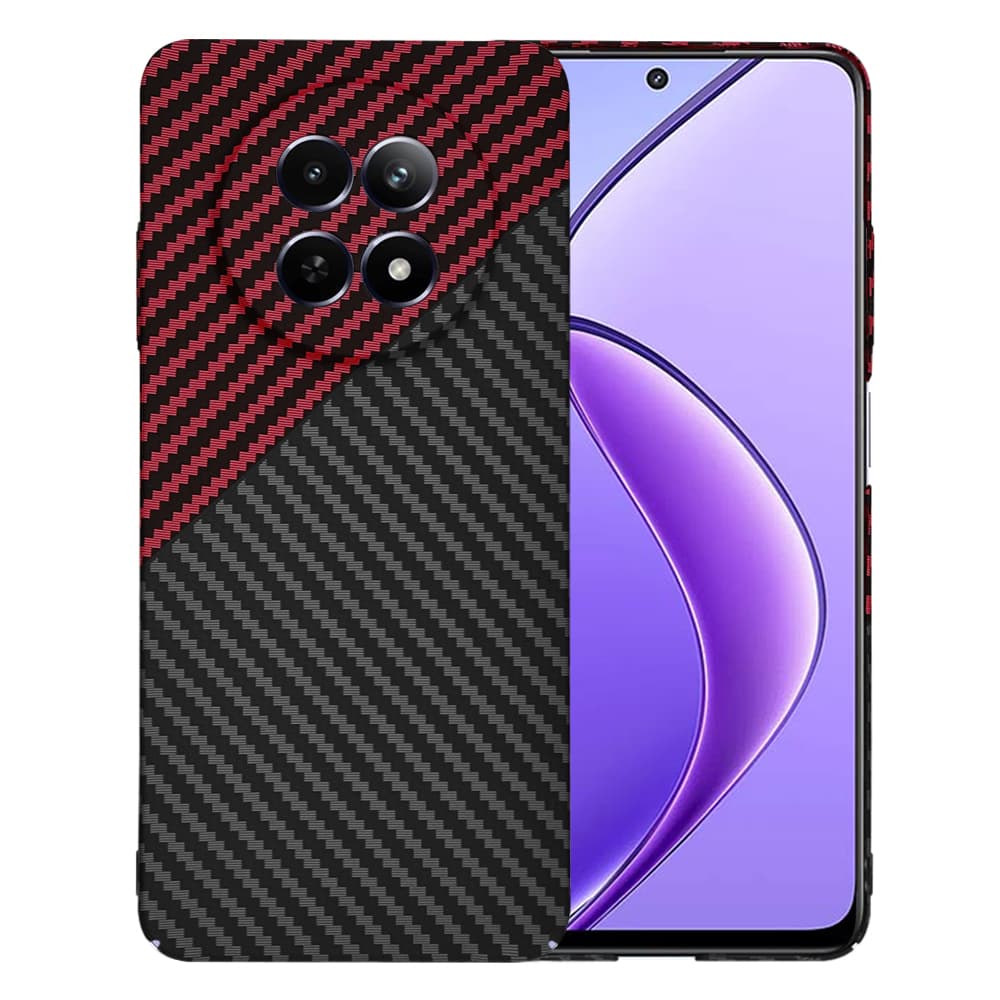 Techsuit Carbonite FiberShell Realme 12 12x Red Vortex - náhled 1