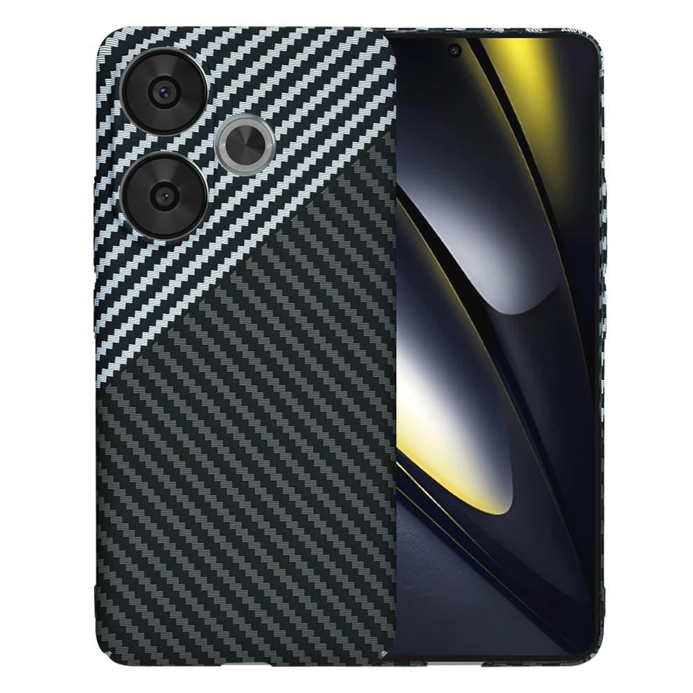 Techsuit Carbonite kryt Xiaomi Poco F6 Stealth Gray - náhled 1