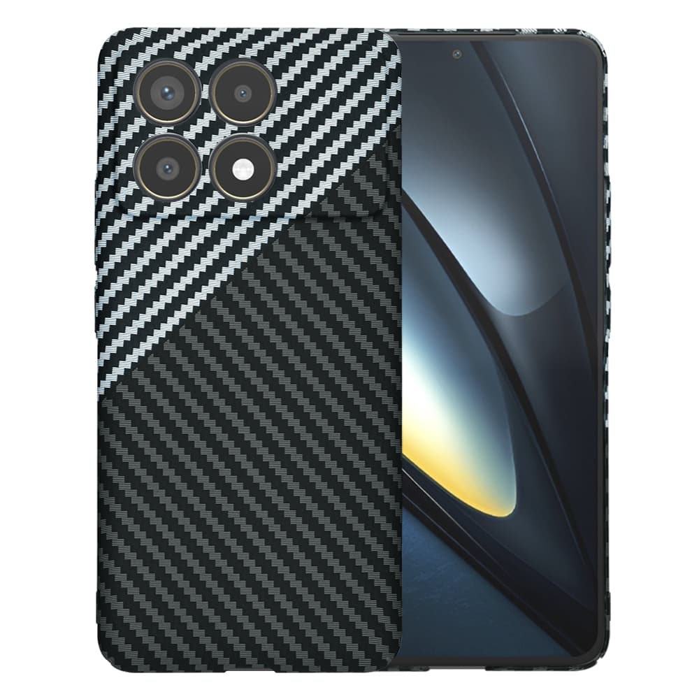 Techsuit Carbonite FiberShell Xiaomi Poco F6 Pro StealthGray - náhled 1