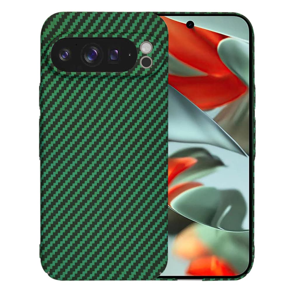 Techsuit Carbonite FiberShell Google Pixel 9 Pro XL zelený - náhled 1