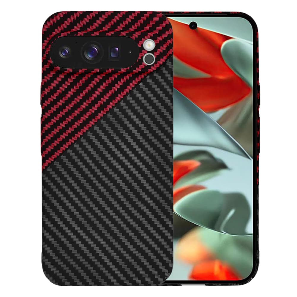 Techsuit Carbonite Google Pixel 9 Pro XL Red Vortex - náhled 1