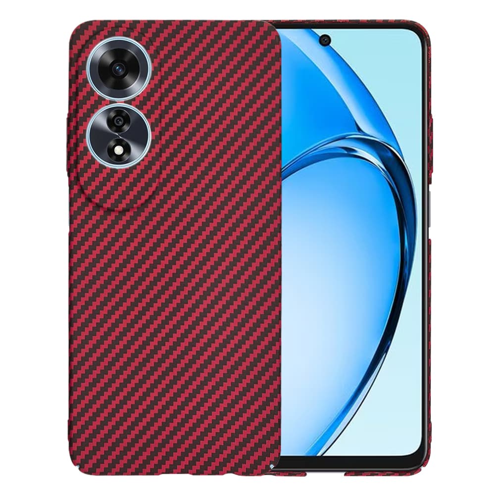 Obal Techsuit Carbonite FiberShell pro Oppo A60 4G červený - náhled 1