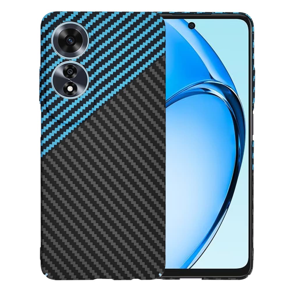 Techsuit Carbonite FiberShell kryt Oppo A60 4G Blue Pulse - náhled 1