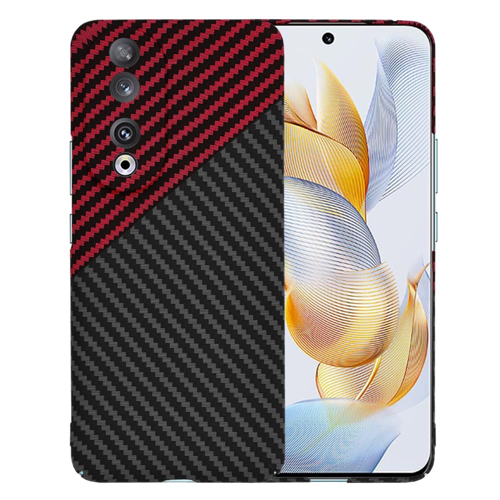 Techsuit Carbonite FiberShell pro Honor 90 Red Vortex - náhled 1