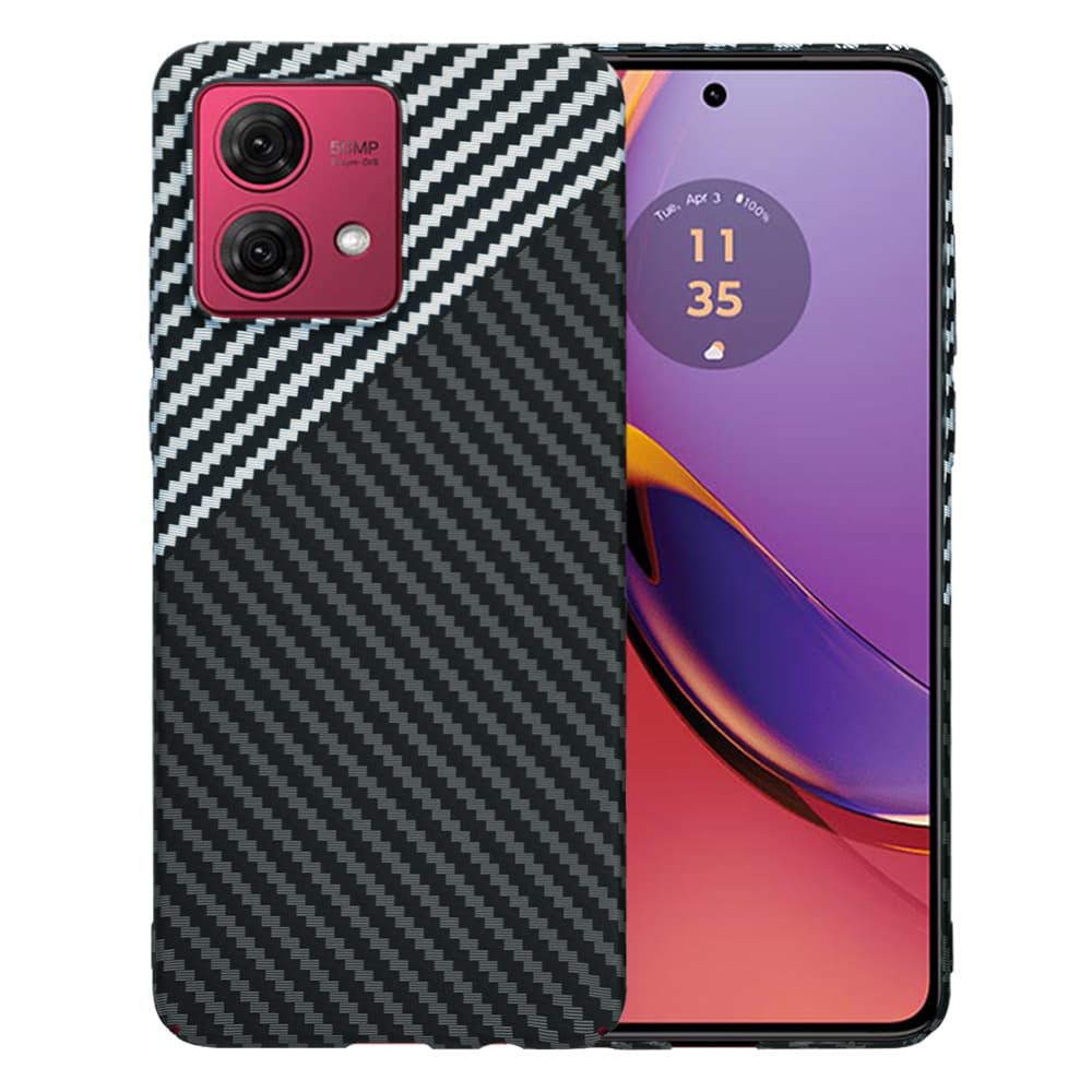 Techsuit Carbonite kryt Motorola Moto G84 Stealth Gray - náhled 1