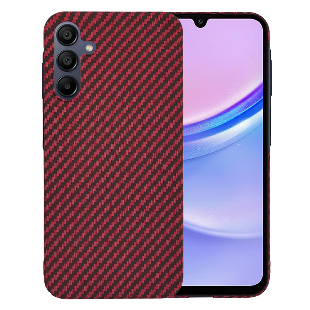Techsuit FiberShell kryt Samsung Galaxy A15 4G 5G červený - náhled 1
