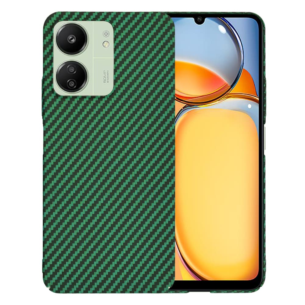 Techsuit Carbonite FiberShell pro Redmi 13C Poco C65 Green - náhled 1