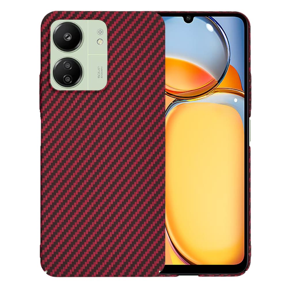 Techsuit FiberShell Redmi 13C 4G 5G Poco C65 červené - náhled 1