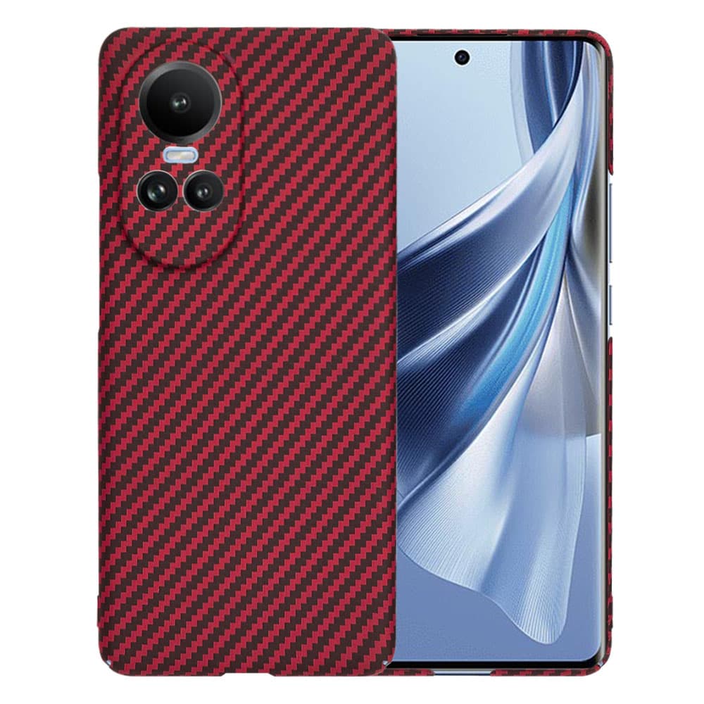 Techsuit Carbonite FiberShell kryt Oppo Reno10 Reno10Pro Red - náhled 1