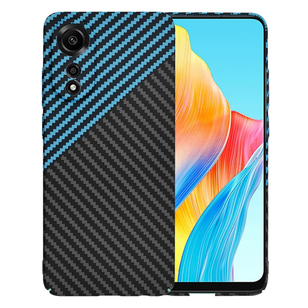Techsuit Carbonite FiberShell obal na Oppo A78 4G BluePulse - náhled 1