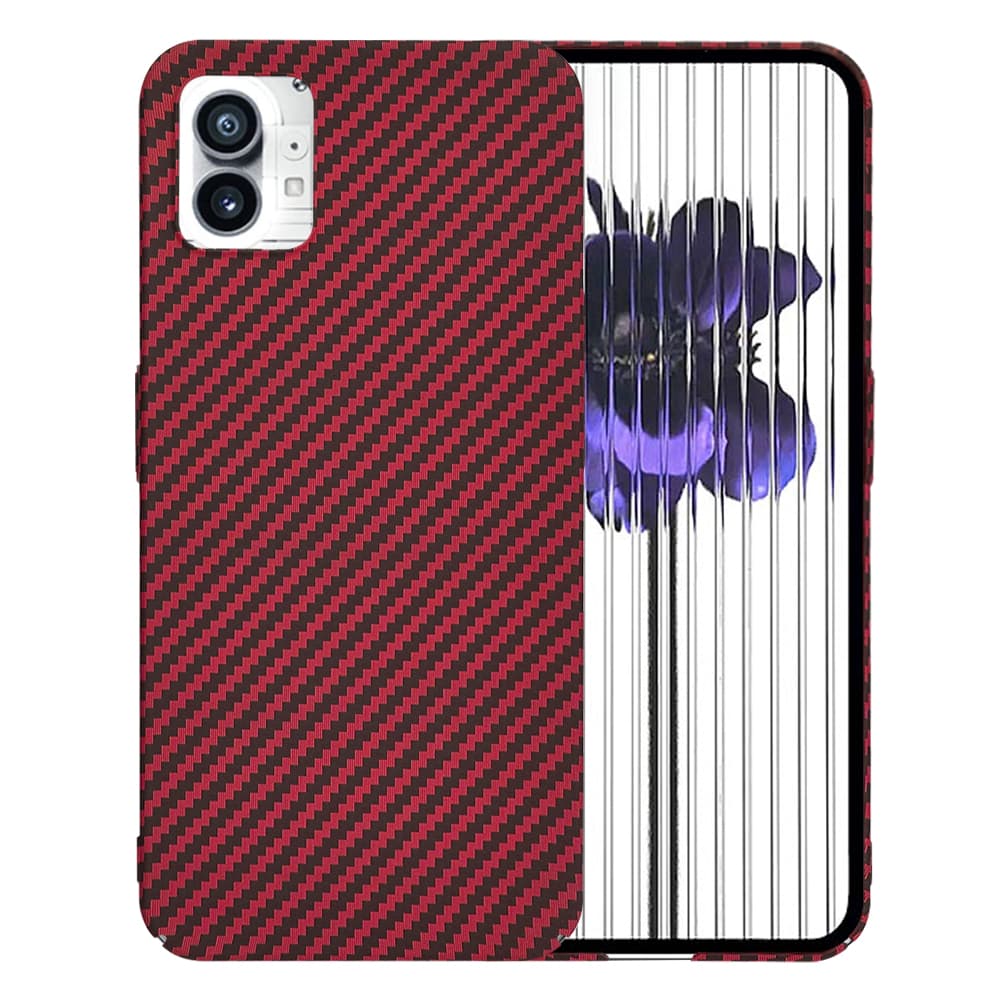 Techsuit Carbonite FiberShell pro Nothing Phone (1) červené - náhled 1