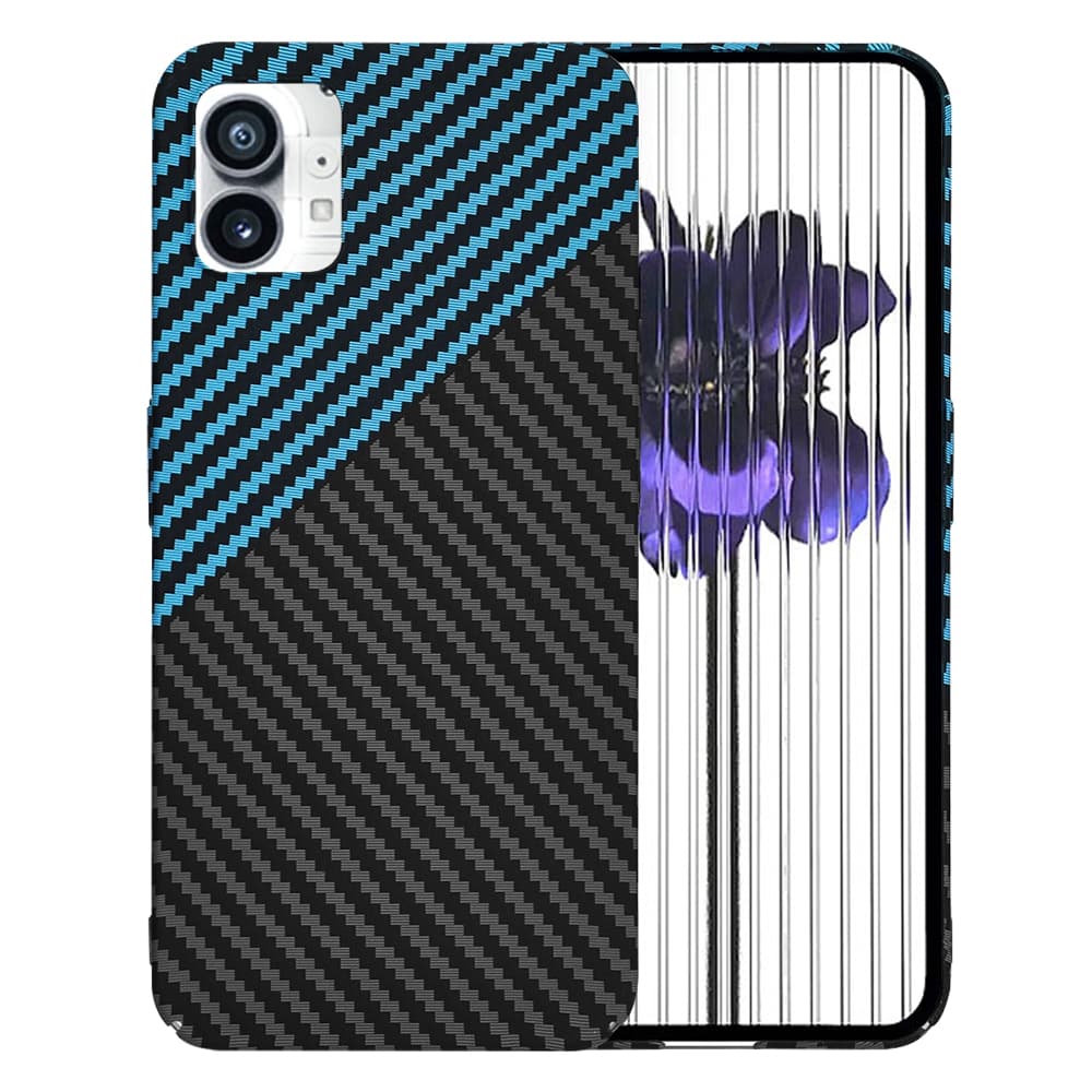 Techsuit Carbonite FiberShell Nothing Phone (1) Blue Pulse - náhled 1