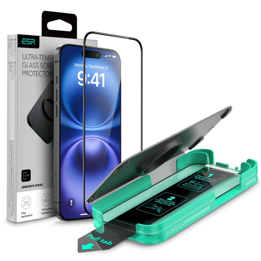 ESR Armorite ochranné sklo iPhone 16 černá - náhled 1