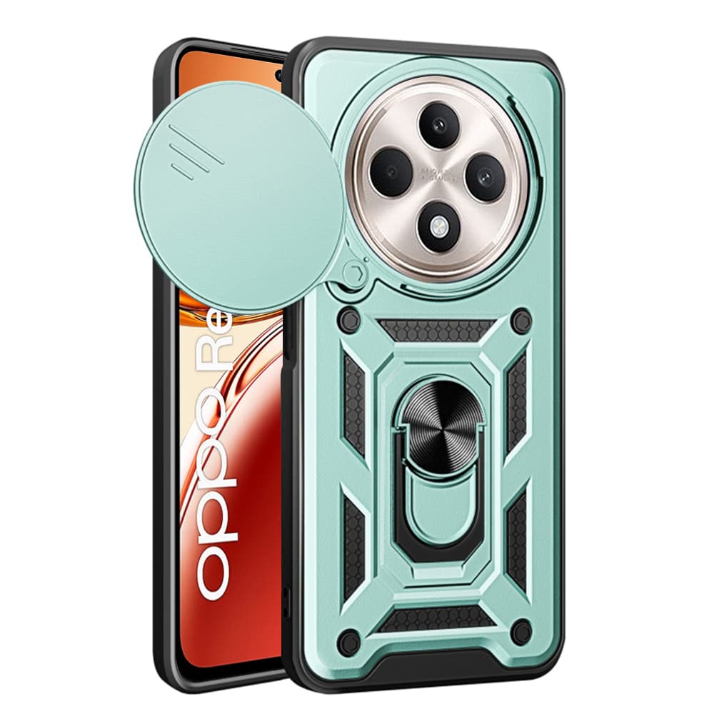 Pouzdro Techsuit CamShield Series pro Oppo Reno12 F/FS zelené - náhled 1