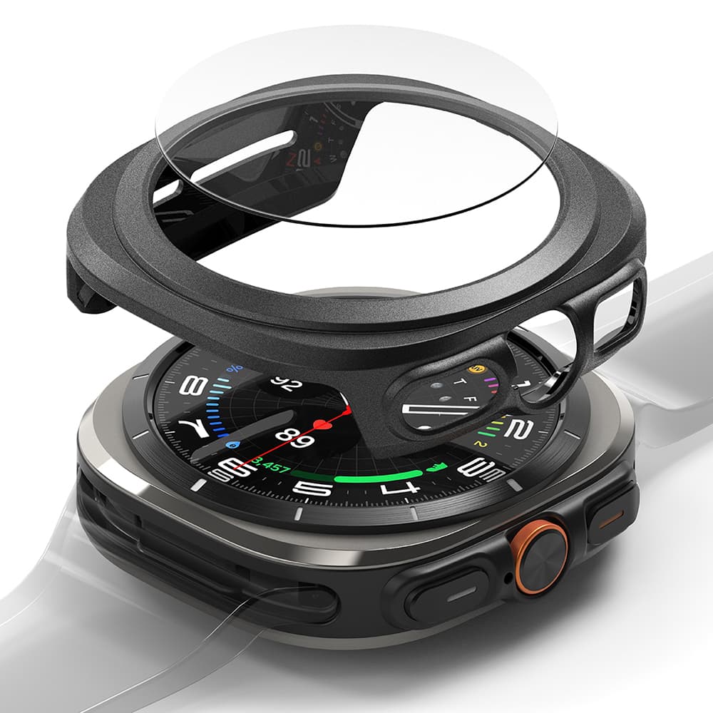 Ringke Slim Ochranné sklo Samsung Galaxy Watch Ultra 47mm Titanová černá - náhled 1