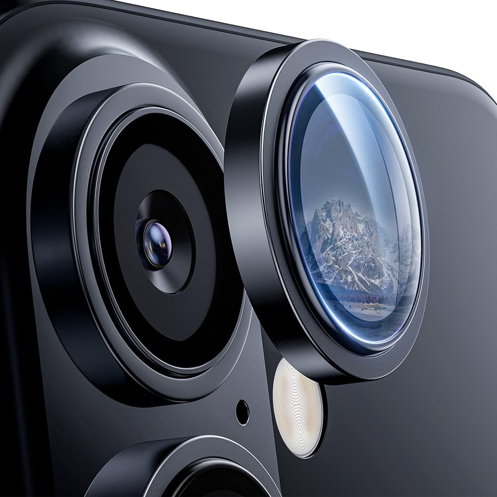 Ochranné sklo na fotoaparát Lito S+ iPhone 16 iPhone 16 Plus černé - náhled 1