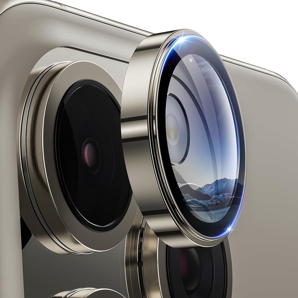 Lito S+ ochranné sklo na fotoaparát iPhone 16 Pro iPhone 16 Pro Max přírodní titan - náhled 1