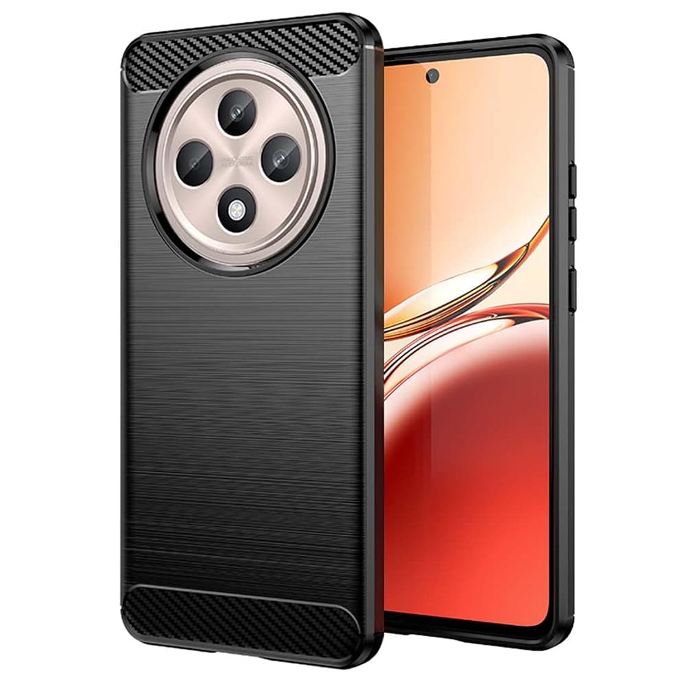 Techsuit silikonové pouzdro pro Oppo Reno12 F Reno12 FS černé - náhled 1