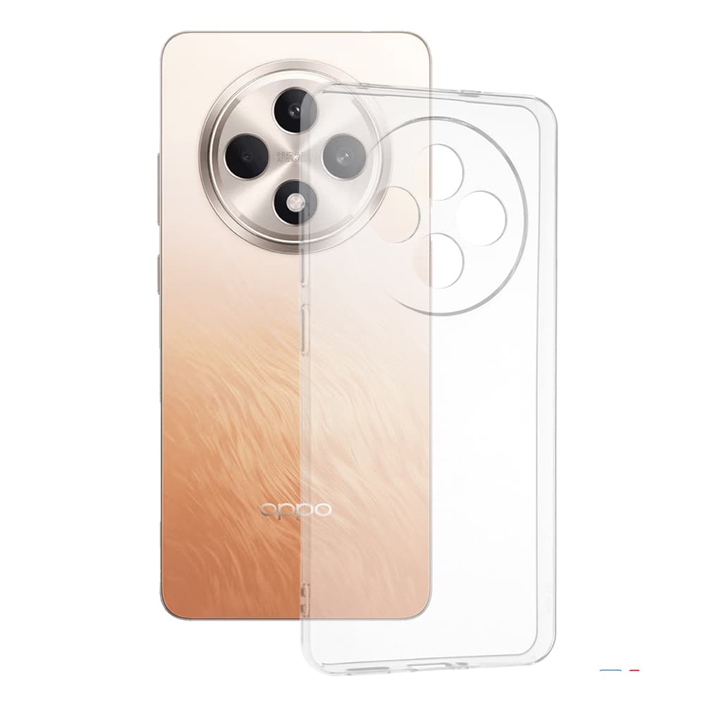 Techsuit silikonové pouzdro pro Oppo Reno12 F Reno12 FS průhledné - náhled 1