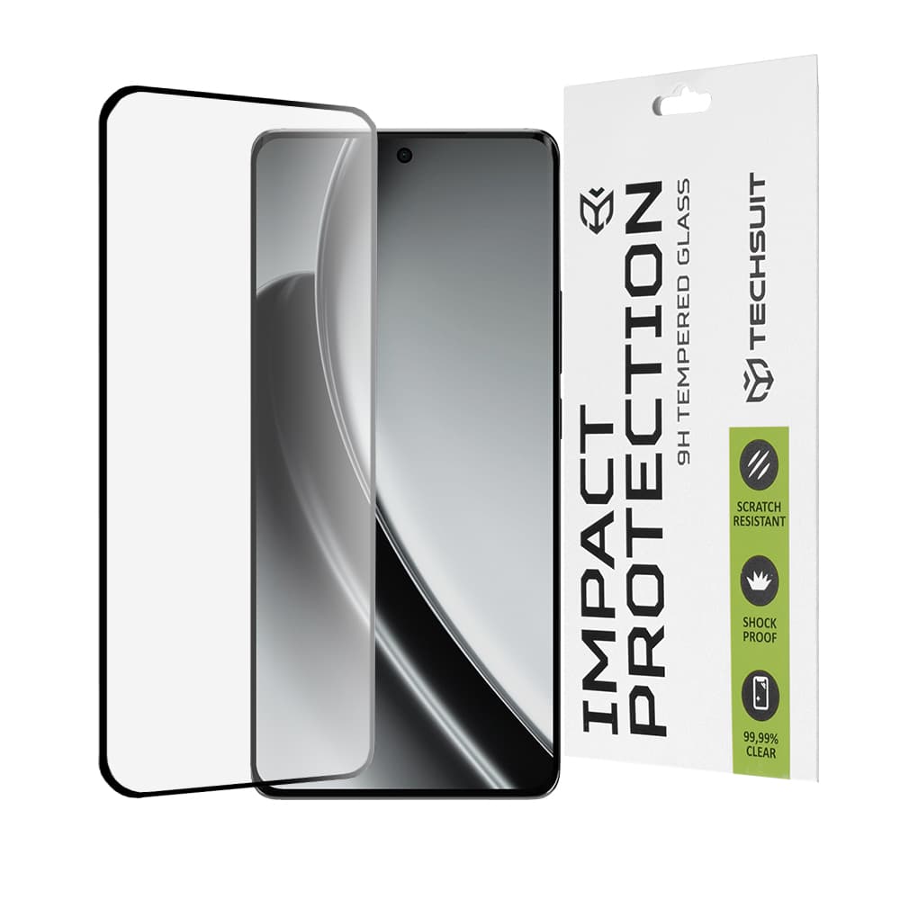 Ochranné sklo Techsuit 111D pro Realme GT 6 GT 6T černé