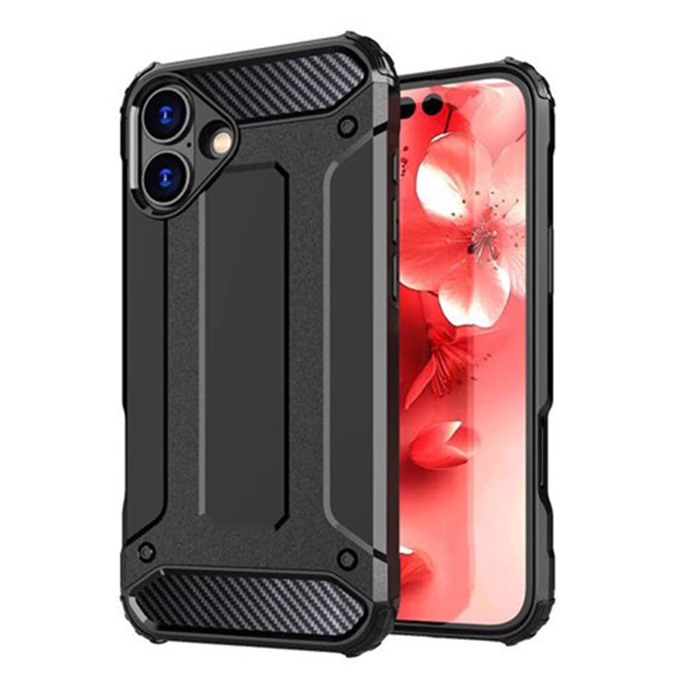 Techsuit Hybrid Armor pro iPhone 16 Plus černý - náhled 1