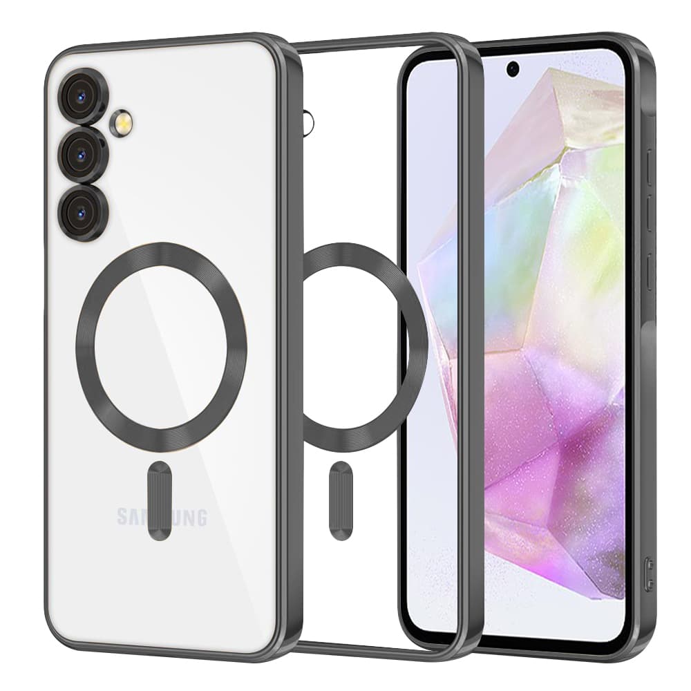 Techsuit Luxury Crystal MagSafe pro Samsung Galaxy A35 5G černý - náhled 1