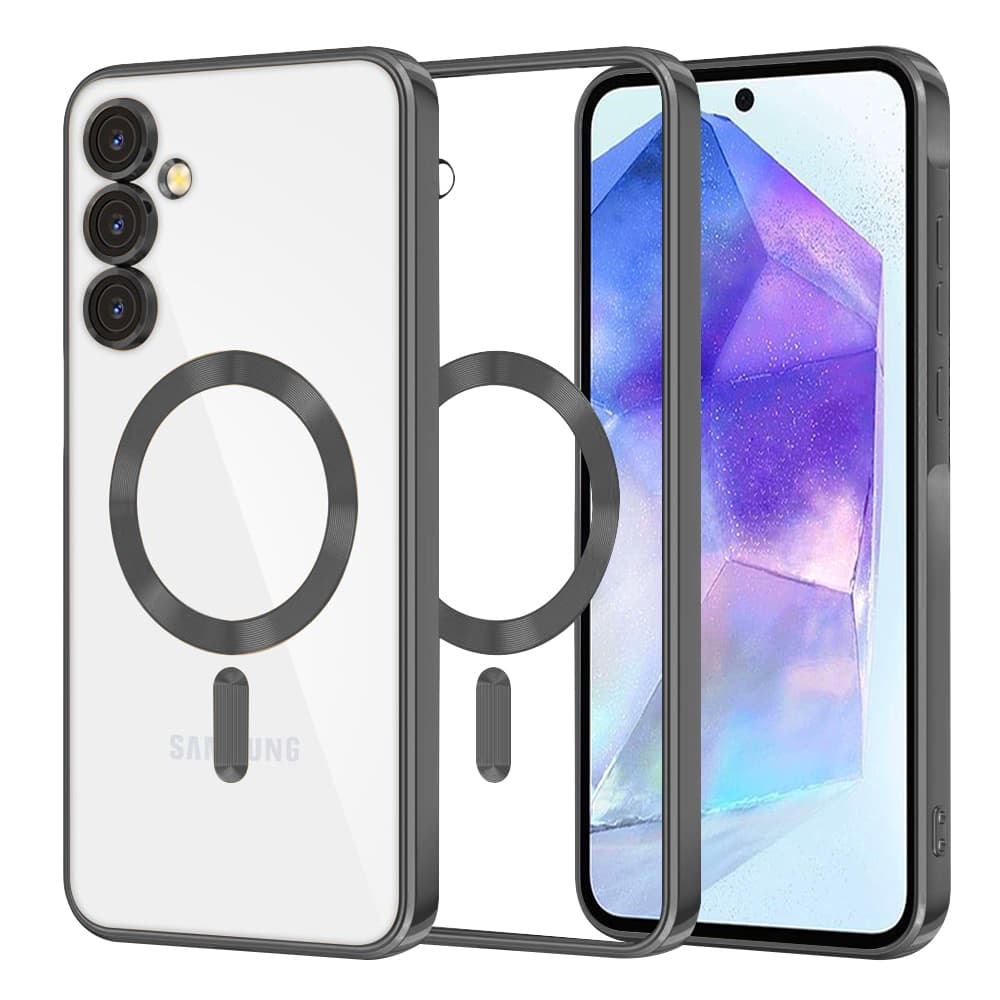 Techsuit Luxury Crystal MagSafe pro Samsung Galaxy A55 5G černý - náhled 1
