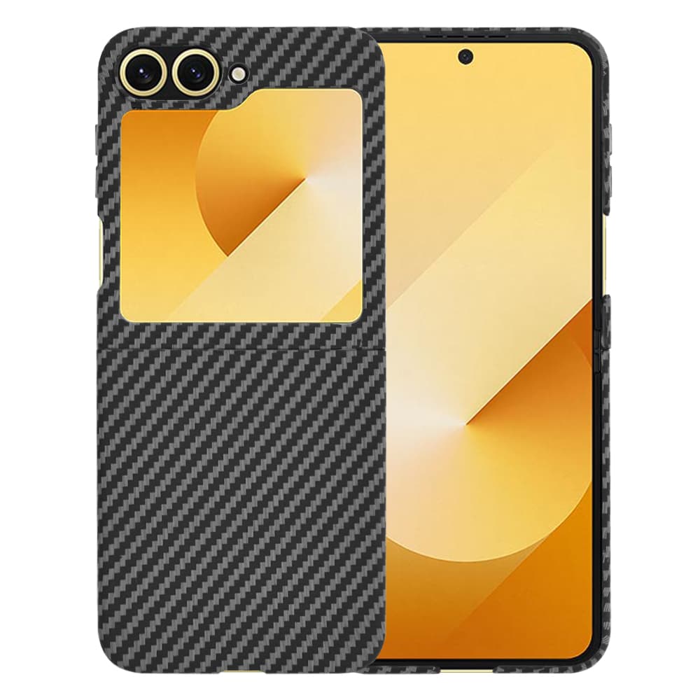 Techsuit Carbonite FiberShell pro Samsung Galaxy Z Flip6 Flip7 FE černá - náhled 1
