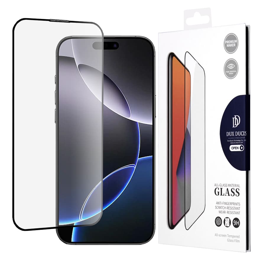 Dux Ducis tvrzené sklo iPhone 16 Pro Max černé - náhled 1