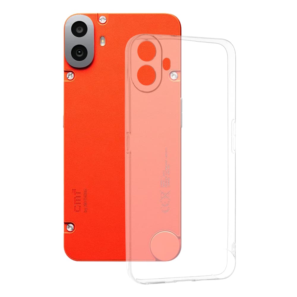 Techsuit silikonový obal Nothing CMF Phone 1 průhledný - náhled 1