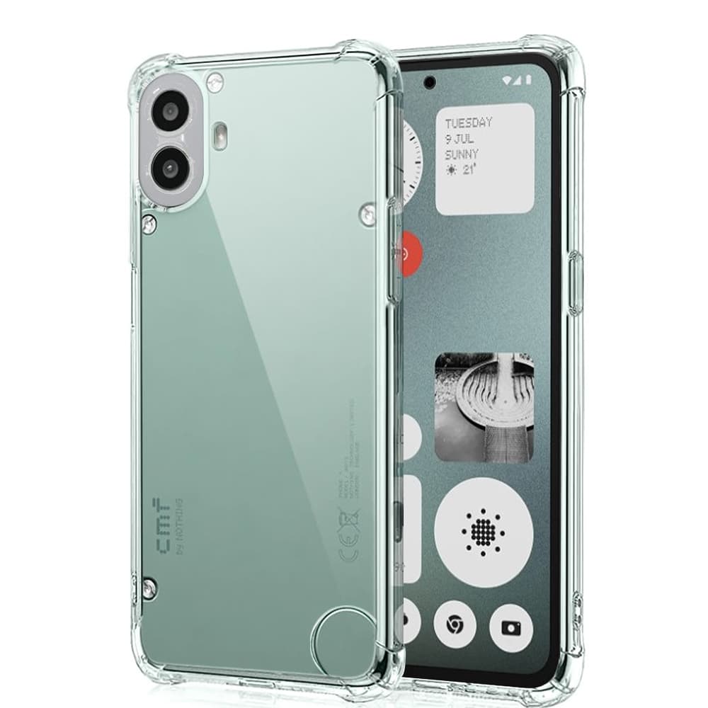 Techsuit Shockproof průhledný silikonový obal Nothing CMF Phone 1 průhledný - náhled 1