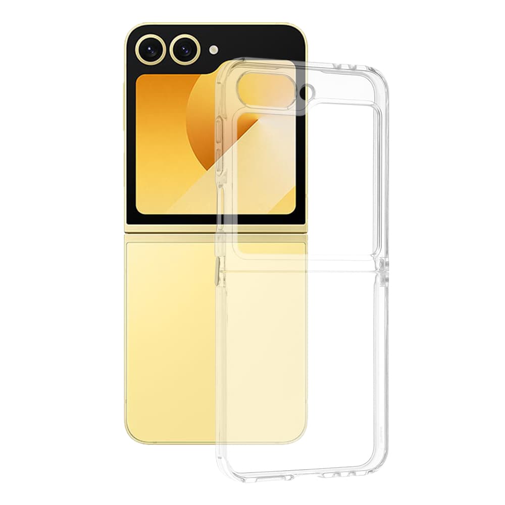 Techsuit silikonové pouzdro Samsung Galaxy Z Flip6 Flip7 FE průhledné - náhled 1
