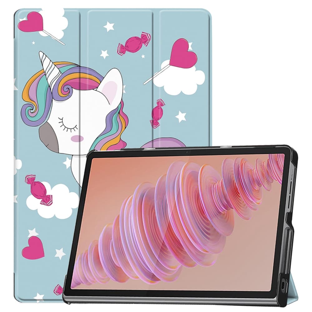 Lenovo Tab Plus Techsuit FoldPro v barvě jednorožec - náhled 1