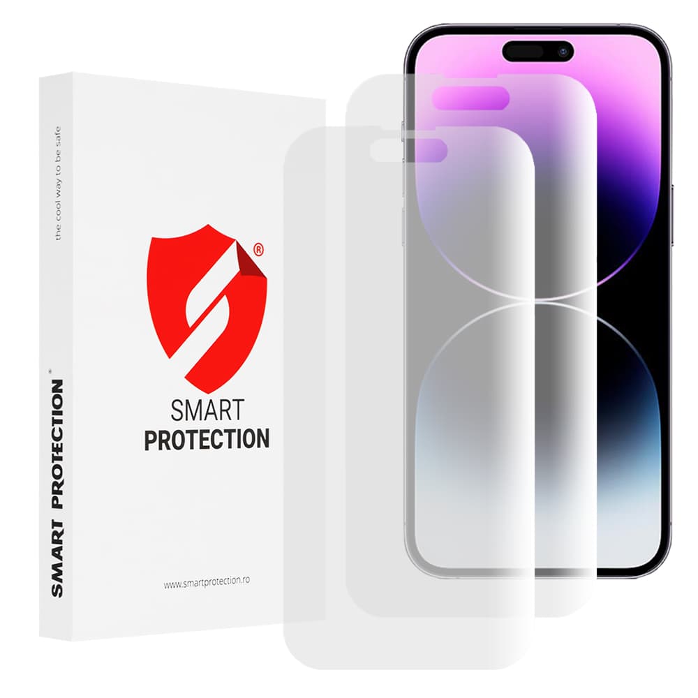 Ochrana displeje Smart Protection Premium Classic iPhone 14 Pro Max čirá - náhled 1