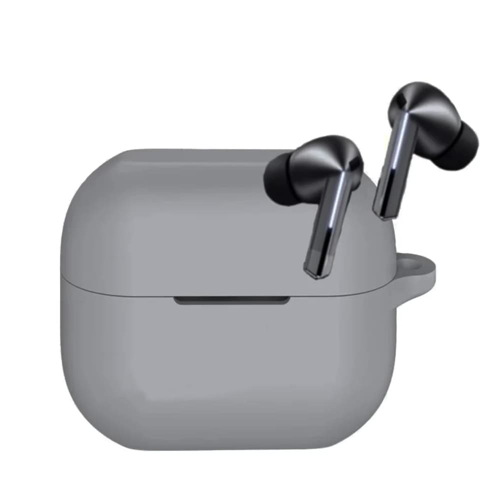 Techsuit silikonové pouzdro pro Samsung Galaxy Buds 3 3 Pro 3 FE šedé